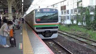 E231系 上野東京ライン 普通列車 籠原行 入線 熱海駅