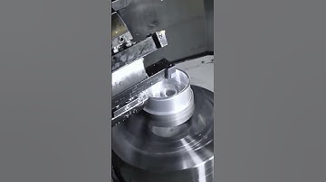 CNC machining in a close up view. #cnc #machining #cncmachining #manufacturing #cnctechnology