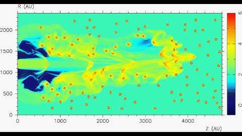 Jet over clumps -- simulation results using AstroBEAR