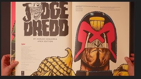 Unboxing - Carlos Ezquerra, Judge Dredd, 2000AD Apex Edition!