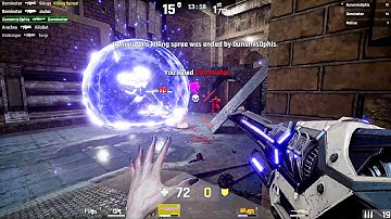 Unreal Tournament 4 (Pre-Alpha) - Deathmatch Rankin! 114 Kills Vs CPU! Greatest FPS Game of All Time