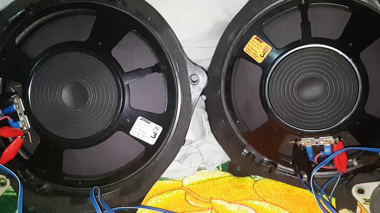 BOSE 10" Subwoofer Sound Test with Carrozzeria player - YouTube