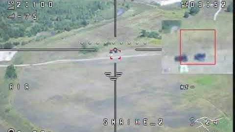 Hugin Drone Video - AI guided drone hits the target net, ANN picks 1 of 2 objects of interest