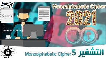 التشفير احادي الابجدية | Monoalphabetic Cipher شرح