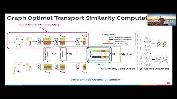 Interpretable Graph Similarity Computation via Differentiable Optimal Alignment of Node Embeddings
