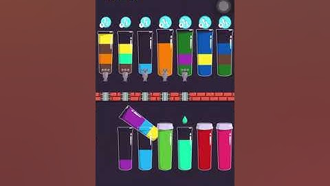 Cups - water sort puzzle | level 253 | ⭐️⭐️⭐️