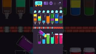 Cups - water sort puzzle | level 253 | ⭐️⭐️⭐️ screenshot 1