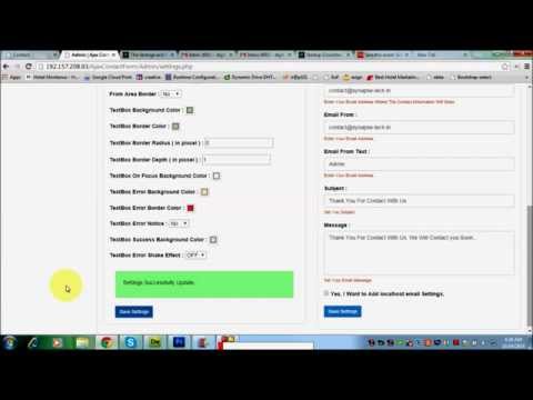 Drag and Drop Google Maps pointing and Customizable Responsive Ajax Form