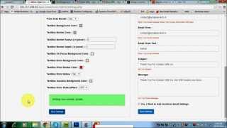 Drag and Drop Google Maps pointing and Customizable Responsive Ajax Form