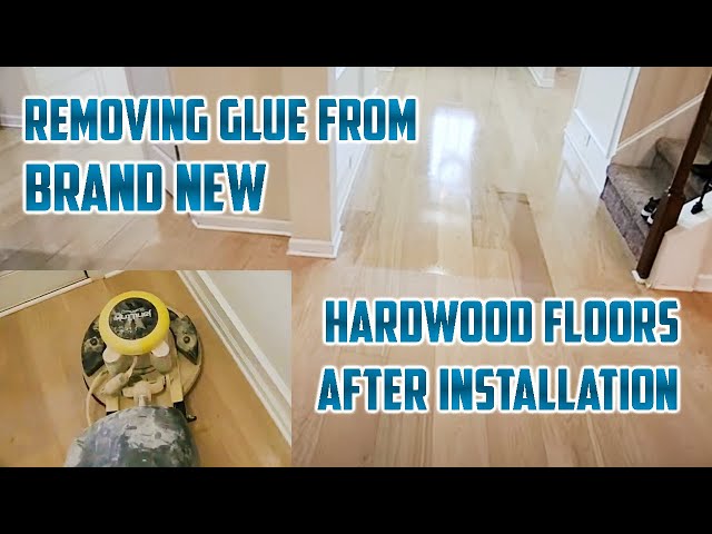 Hardwood Floors After Installation