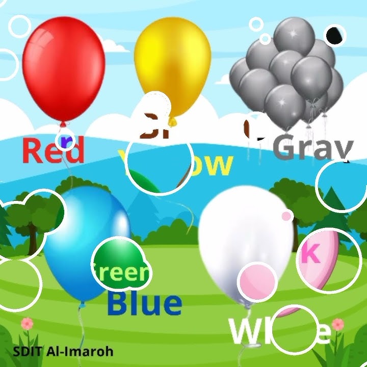 Balonku ada lima (Versi Bahasa Inggris) #sditalimaroh #lagubalonkuadalima #basicenglish