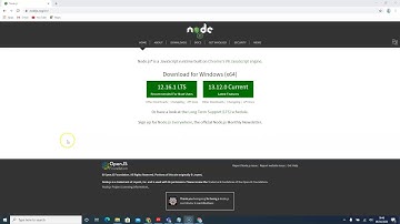 Install Node.js & NPM windows pc
