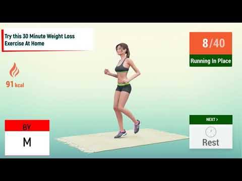 Try this 30 Minute Weight Loss Exercise At Home/სცადეთ წონაში დაკლების 30 წუთიანი ვარჯიში სახლში