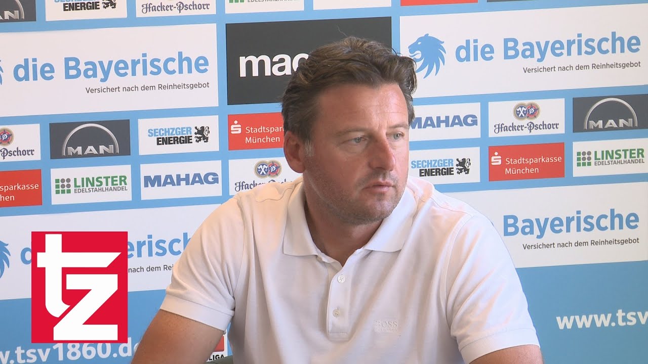 TSV 1860: Vor dem Spiel gegen Karlsruhe pressekonferenz merkel