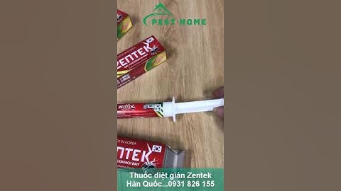 Thuốc diệt gián zentek hàn quốc #dietgian