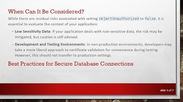Is it Safe to Set rejectUnauthorized to False in Production PostgreSQL Connections?