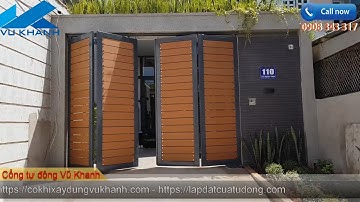 ✅ Giải pháp sản xuất bộ cổng 4 cánh, mở tự động đẹp tại Vũng Tàu [Lắp đặt cửa cổng tự động]