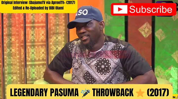 Throwback: Wasiu Alabi ‘Pasuma’ Ajibola on GbajumoTV (2017) 🎤 | Edited & Re-Uploaded by BiBi Olami