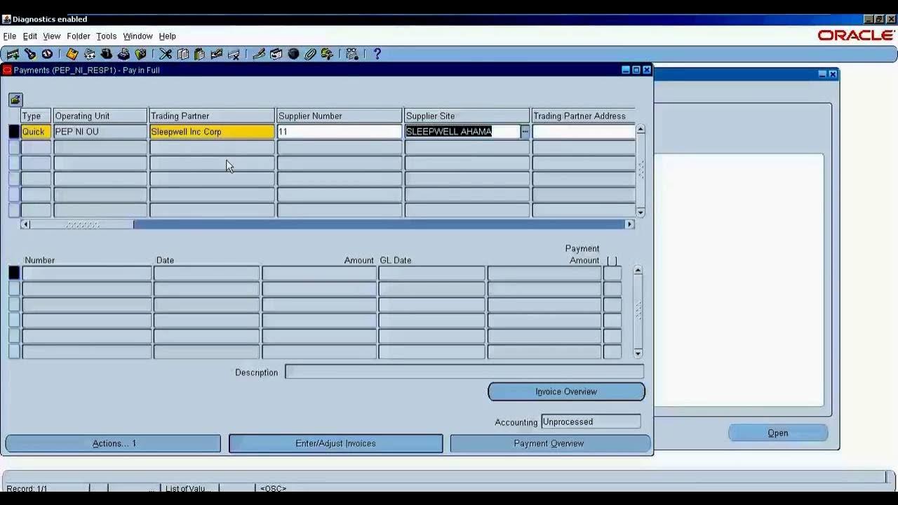 P2P full cycle with accounting impact in Oracle R12.1.3 YouTube