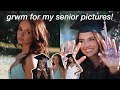 senior pictures grwm 2020! hair, makeup, outfit & picture ideas!