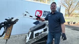 Connect a Bucket or Attachment to a Bobcat MT100 aka "Dingo"
