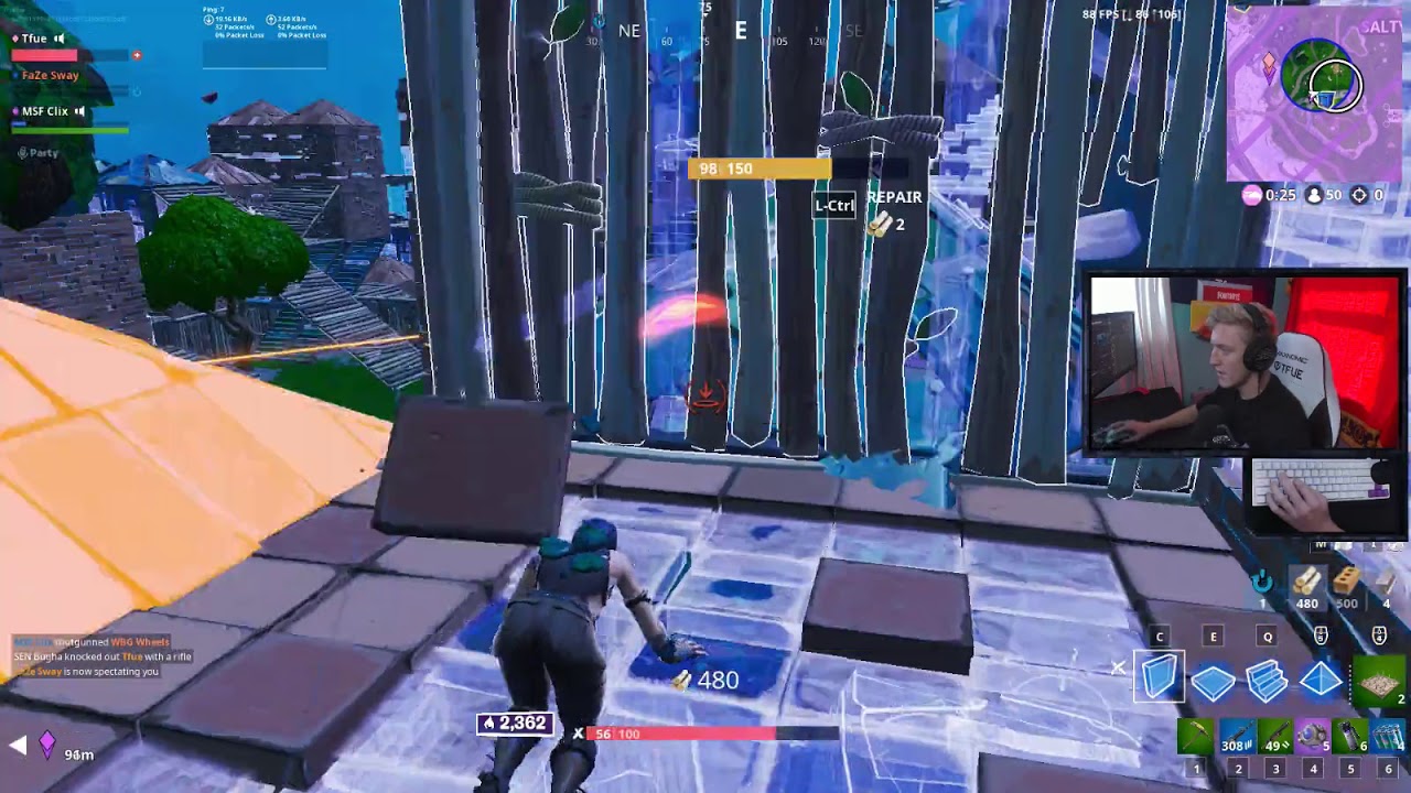 Fortnite - (2/8) Nerdout Trios Tournament (Tfue)