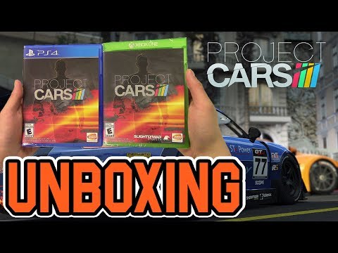 Unboxing the Project CARS PS4 Limited Edition Steelbook - Team VVV