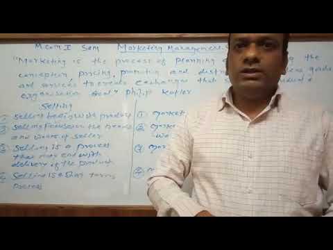 M.Com Sem I - Marketing Management - Lecture 1