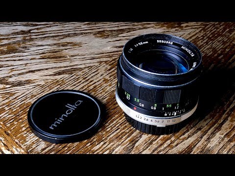 【美品】MINOLTA MC ROKKOR-PF 58mm f1.4 Minolta MC Rokkor PF 58mm 1:1.4 tests and review - Lens QA Works