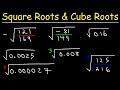 Mastering Square Roots and Cube Roots in Mathematics