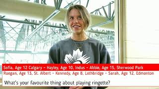 #AskanAthlete 6 - Ringette Alberta - Sofia, Hayley, Abbie, Raegan, Kennedy, Sarah
