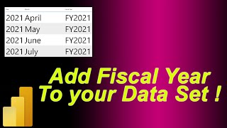 add fiscal year using dax in powerbi | mi tutorials