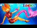 ¡Cómo Convertirse en Sirena! ¡De Ember a Sirena! ¡Cambio de imagen de Elementos en la Vida Real!