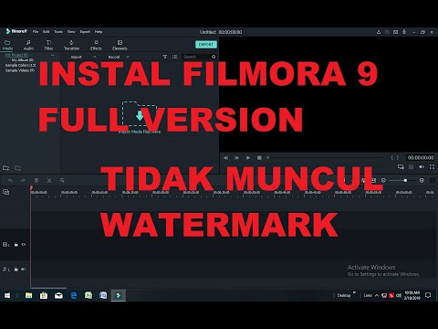 TUTORIAL CARA  INSTAL APLIKASI EDIT VIDIO FILMORA FULL VERSION- Sahabat SPENSAKTI