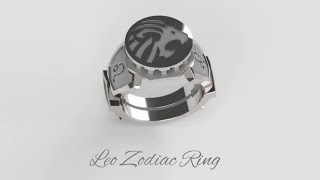 Leo Zodiac Ring