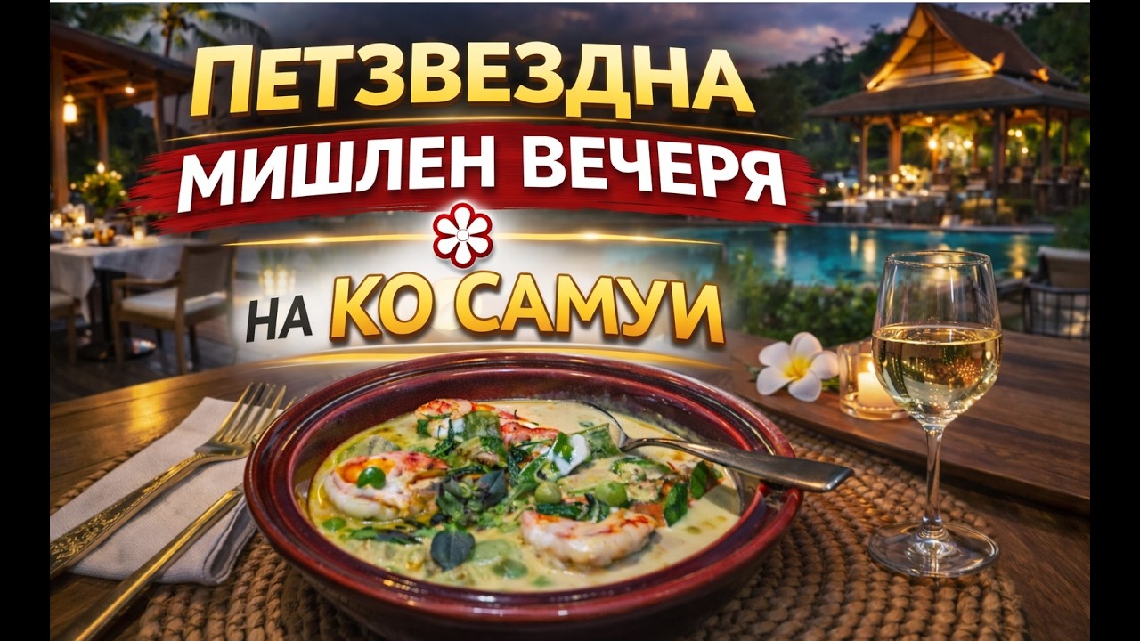 МОРСКА ВЕЧЕРЯ С МИШЛЕН ЗВЕЗДА✨ / Four Seasons Koh Thai