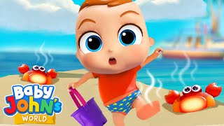 Hot And Cold At The Beach (Opposites Song) | Playtime Songs & Nursery Rhymes by Baby John’s World