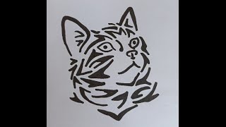 Kedi Nasıl Çizilir? Kolay Kedi Çizimi - How to Draw a Cat? Easy Cat Drawing -