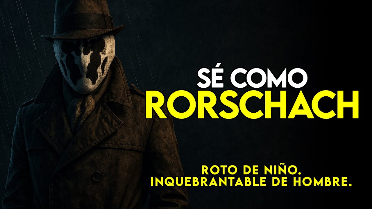 SÉ COMO RORSCHACH: CUANDO TE ROMPEN DE NIÑO, TE FORJAS EN LA OSCURIDAD | ESTOICISMO
