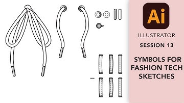 Adobe Illustrator: Creating Symbols for fashion tech sketches