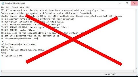 Ryuk Ransomware Virus - How to Remove + Restore Files