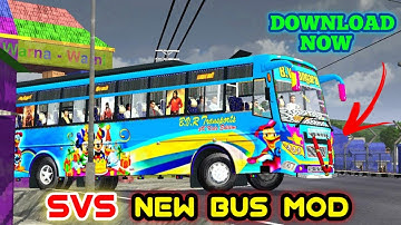 New private bus | SVS | bus mod | raja Bussid gaming | Karaikudi Heroes