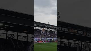Top Support der Fans vom VFL Osnabrück in Wiesbaden - mehr als 2 Liga reif