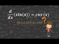 Derivative of sin(x) by first principles