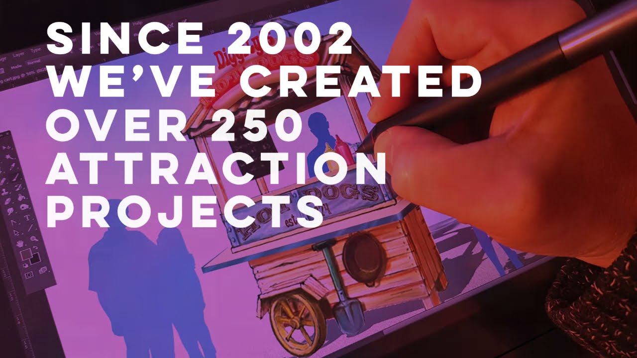 Themed Entertainment Design Showreel by Andy White Creative Ltd