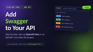 How to add Swagger to Web API project in ASP.NET Core