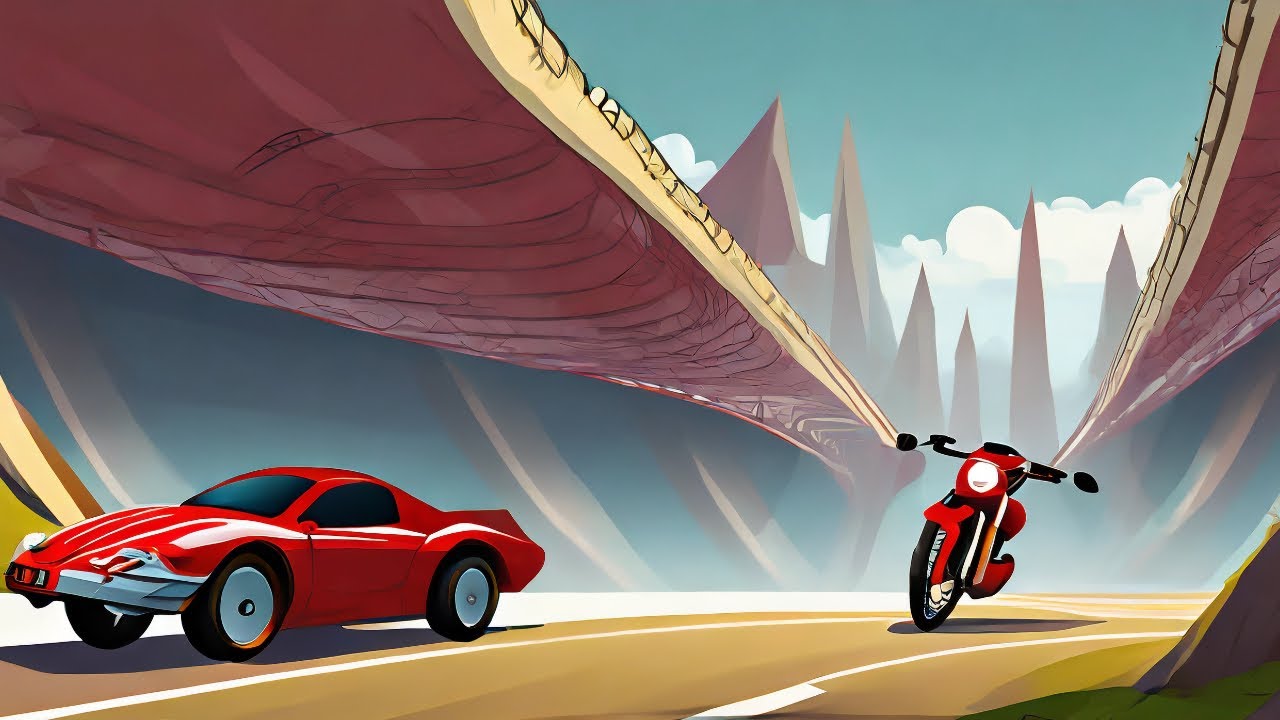 Matt Risky Racing risky racing game with cycle stunt - YouTube
