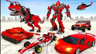 Transformers: Robot Car Simulator Dinosaur Robot Offline Game | Android Gameplay screenshot 5
