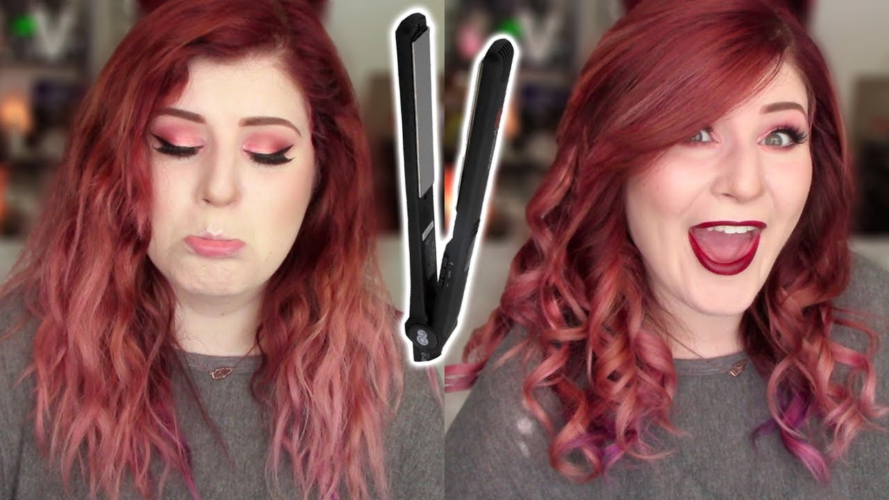 HOW I CURL MY HAIR USING A FLAT IRON YouTube