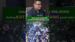 Coach Justin persib short persibbandung football